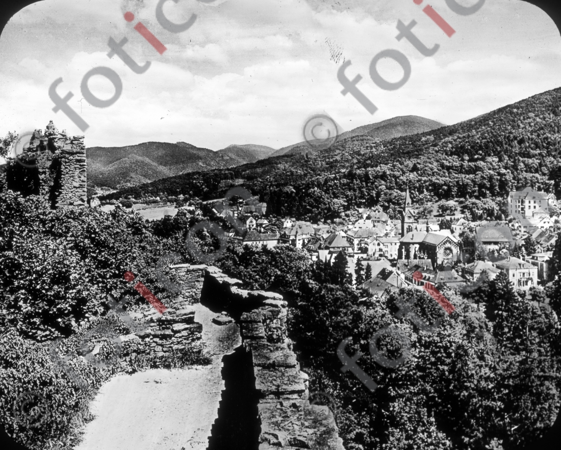 Badenweiler | Badenweiler - Foto foticon-simon-127-011-sw.jpg | foticon.de - Bilddatenbank für Motive aus Geschichte und Kultur